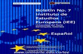 Boletín 7 IEE-Español