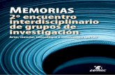 Memorias 2º encuentro interdisciplinario de grupos de investigación