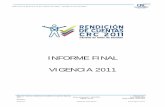 Informe Ejecutivo Rendición de Cuentas CRC 2011