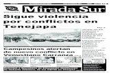 Sigue violencia por conflictos enTenejapa