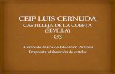 6ºA - Carteles - CEIP Luis Cernuda - Castilleja de la Cuesta (Sevilla)