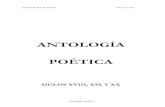 Antología poética XVIII, XIX Y XX