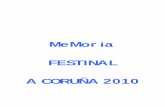 MEMORIA FESTINAL CALLE BARCELONA 2010