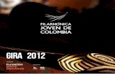 Programa de Mano Filarmónica Joven de Colombia Gira 2012