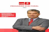 Programa electoral PSOE TIAS 2011
