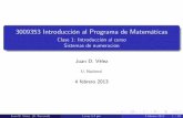 Clase 1 - Introduccón al Programa de Matemáticas