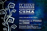 IV Ciclo Grandes Conciertos CSMA 06 Orquesta de Flautas del CSMA