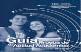 Guía: Prueba de Actitud Académica 2012-2013