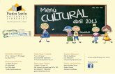 Menú Cultural Abril 2013