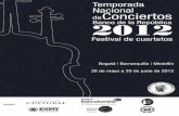 Festival de Cuartetos 2012