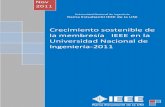 Crecimiento sostenible de la membresia IEEE en la UNI