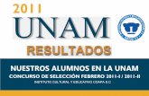 Alumnos aceptados UNAM