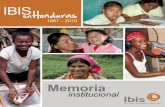 IBIS en Honduras 1987-2011 - Resumen de la Memoria Institucional