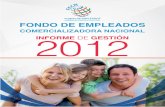 Informe de Gestion 2012 Comercializadora Nacional