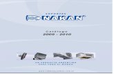 Soportes Nakan, Catalogo de Productos 2009