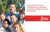 2do Informe de Gobierno Gobierno Eficiente, Transparente, Austero con Amplia Participacion Ciudadana