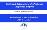 Informe trimestral Junta directiva SCP Bogota (Mayo - Julio  2011)