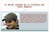 EL MEJOR JUGADOR DE TENIS DE LA HISTORIA