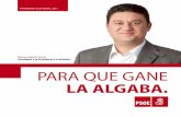 Programa Electoral Elecciones Municipales 2011 del Psoe de La Algaba