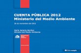 Cuentas públicas ministeriales 2012 - Medio Ambiente