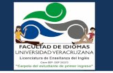 Primer ingreso a la Licenciatura de Enseñanza del Inglés 2012
