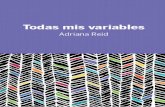 Todas mis variables, por Adriana Reid
