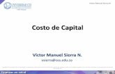 Costo de capital. Víctor M. Sierra. Universidad CES