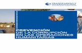 Guía Resumida sobre Buenas Prácticas Prevención de la Corrupción en las Operaciones Humanitarias