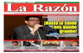Diario La Razón jueves 20 de junio