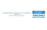 Resultados campaña institucional 2013 techo venezuela