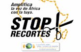 STOP recortes a África