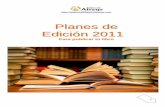 Planes de edición 2011