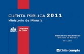 Ministerio de Minería - Cuenta anual 2011