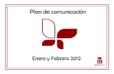 Plan de comunicacion Febrero - Marzo