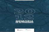 Memoria Institucional SEPAR Sociedad Española de Neumología y Cirugía Torácica. Año 2012