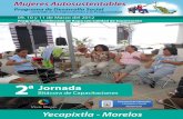 Bitácora de la 2da Jornada de capacitación en Yecapixtla - Morelos