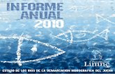 Informe Anual 2010 - Limne (Castellano)