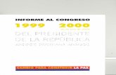 INFORME AL CONGRESO 1999-2000 - 1/2