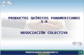 Negociación colectiva. PRODUCTOS QUÍMICOS PANAMERICANOS S.A