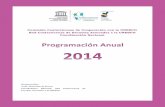 Programación anual redpea 2014