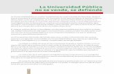 Manifiesto - Plataforma Andaluza por la Universidad Pública