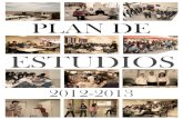 Plan de Estudios 2012-2013