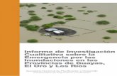 Informe de Investigacion Cualitativa sobre la emergencia por las Inundaciones en las Provincias
