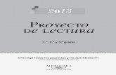 Proyecto lector 2013 (1er ciclo)