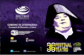 Programa 36 festival de Teatro