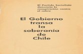 El gobierno transa la soberanía de Chile