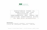 Auditoria Historias clinicas: Registro enfermero