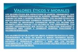 Valores Eticos y Morales