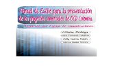Manual de Estilo presentaciºon de proyectos comerciales OCD Colombia