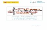 Informe oferta demanda de profesionales en contenidos digitales